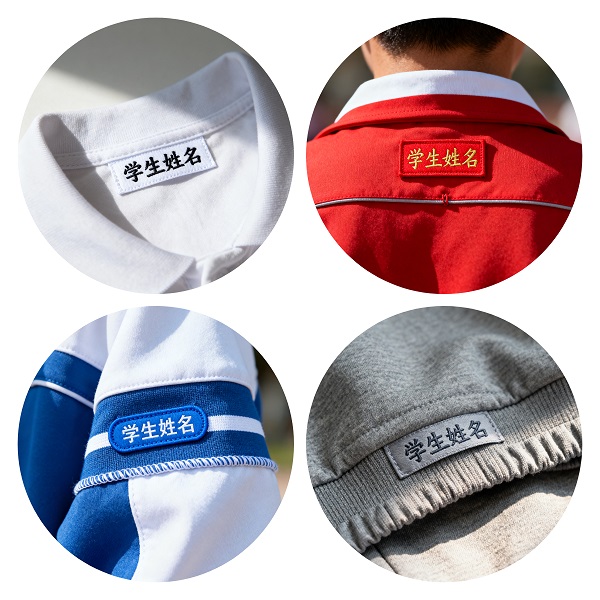 學(xué)生名字在校服的常見(jiàn)區(qū)域有哪些