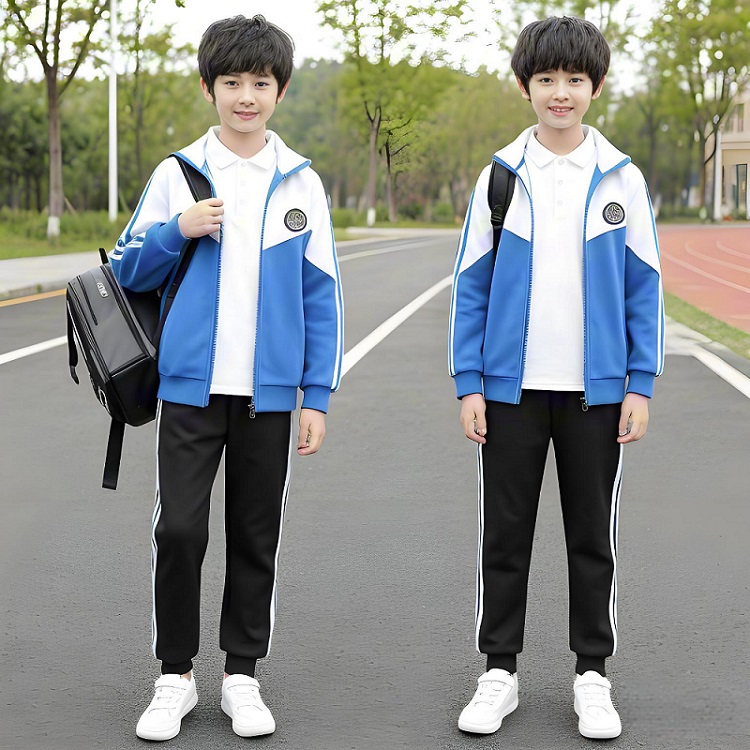 春秋季校服定制中小學(xué)運(yùn)動(dòng)風(fēng)校服套裝