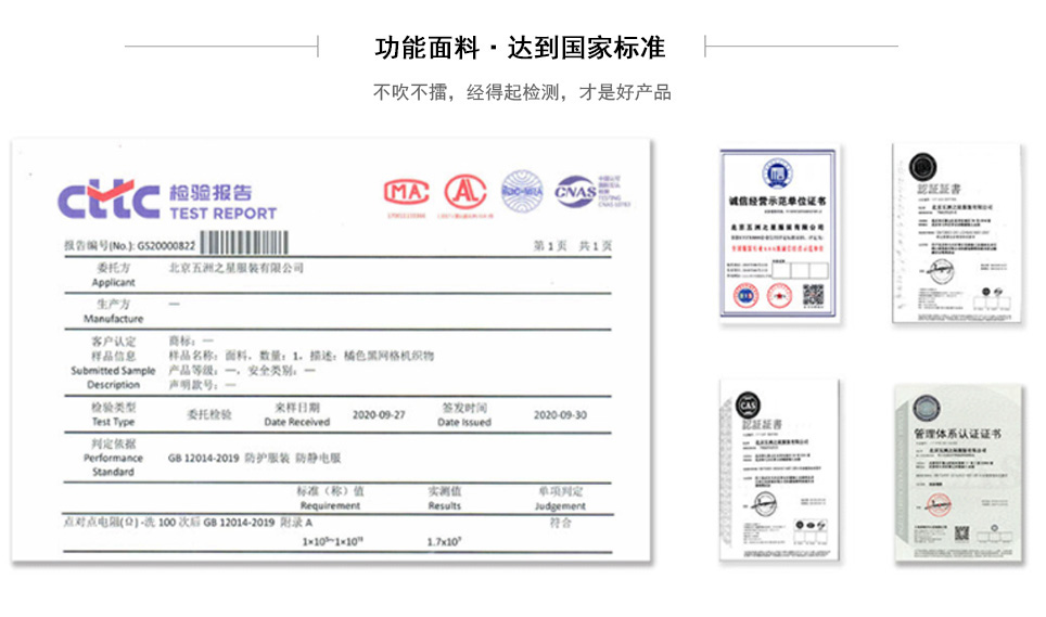 純棉牛仔工作服企業(yè)資質(zhì)報告