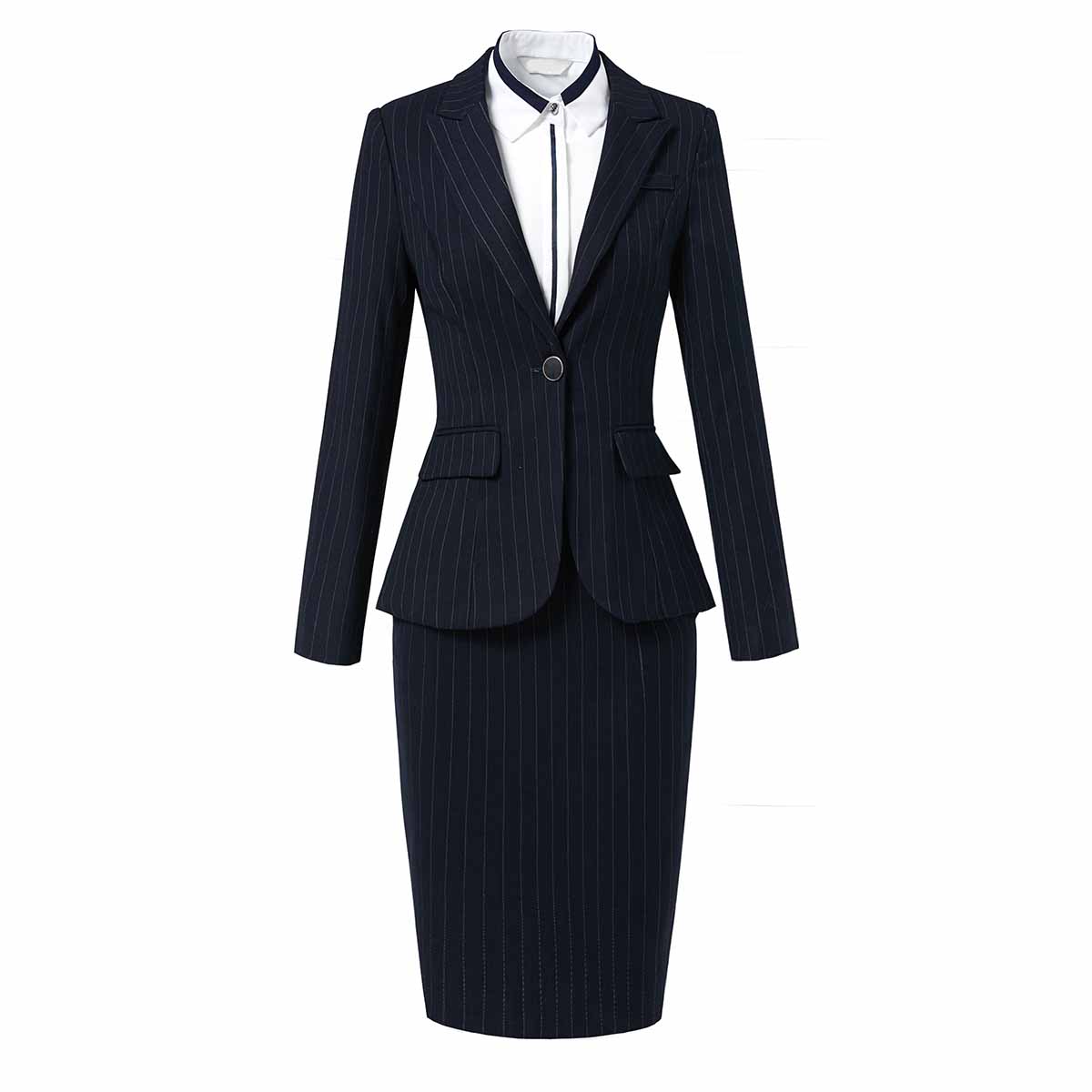 定制商務職業夏裝套裙