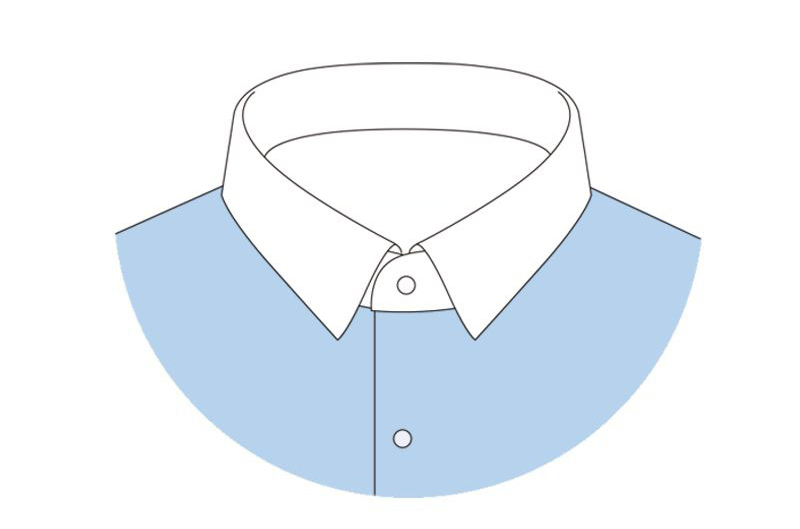 襯衫領(lǐng)型之小方領(lǐng)