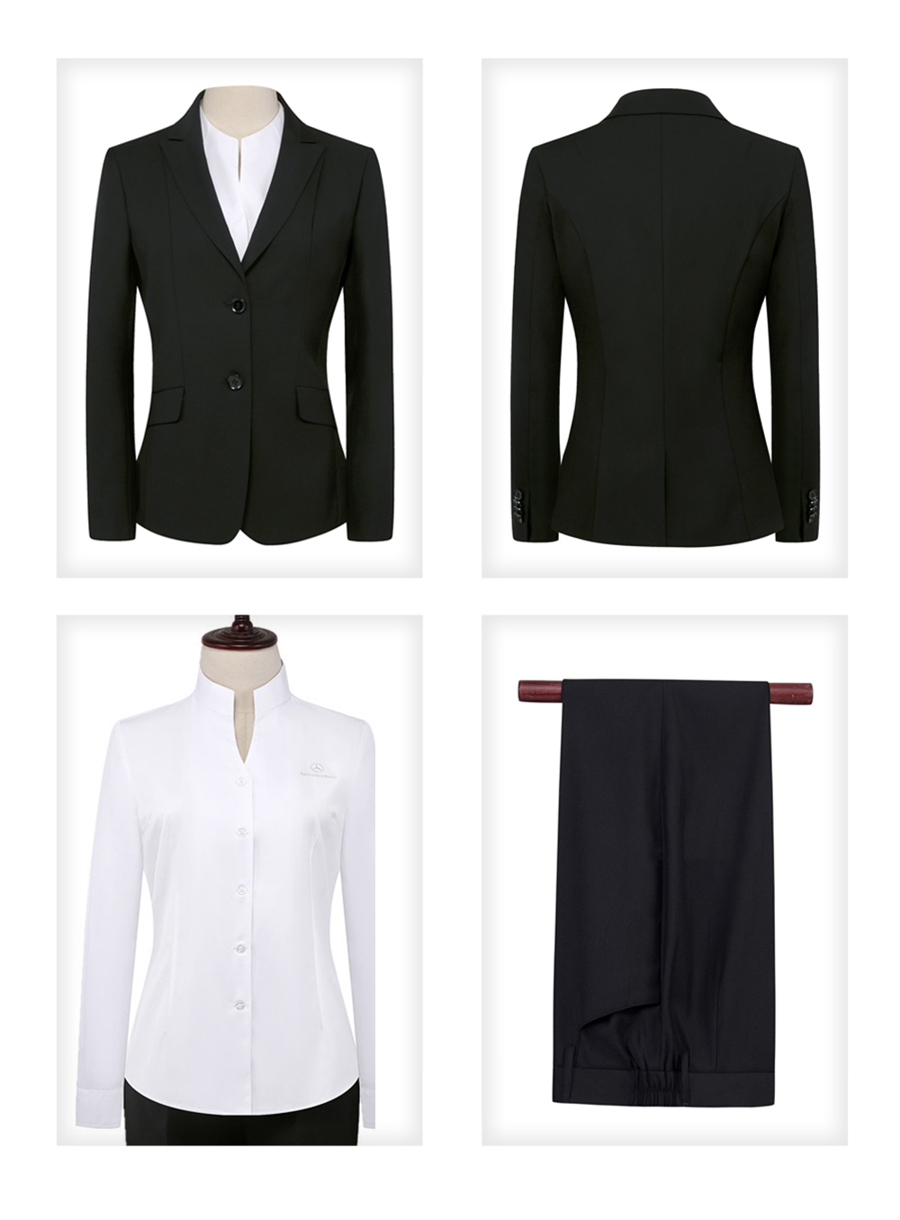 奔馳4S店銷售員制服—款式圖片