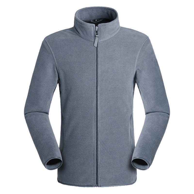 高領(lǐng)緊身搖粒絨抓絨衣定制款式圖片