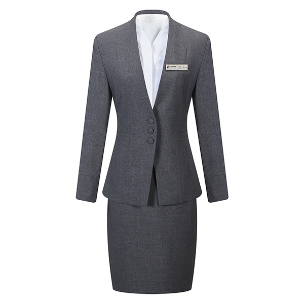 女士前臺職業(yè)西裙套裝