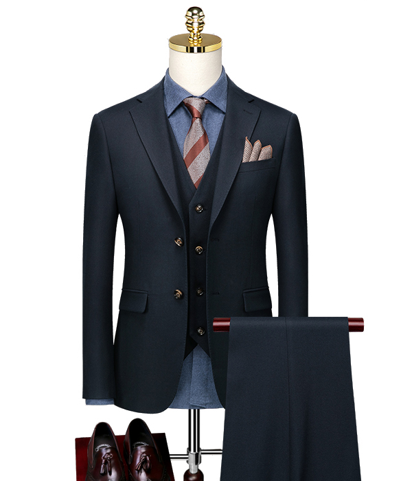 純羊毛婚禮西裝套裝定制款式圖片